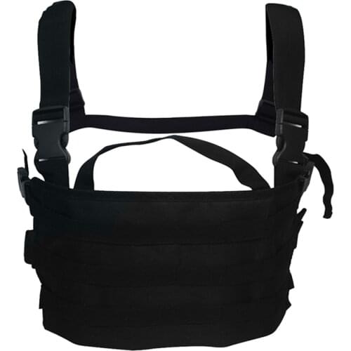 Multi-functional Molle Hunting Vest Chest Rig 600D Oxford Cloth Adjustable Chest Bag for Outdoor Hunting Fishing Hiking