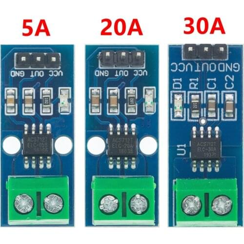 Hall Current Sensor Module ACS712 module 5A 20A 30A Hall Current Sensor Module 5A/20A/30A ACS712