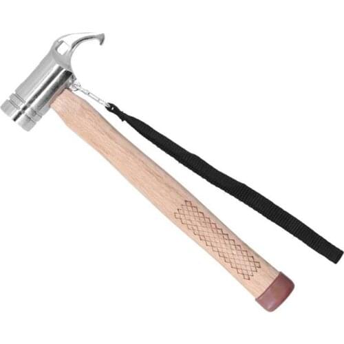 Safety Hammer Wide Application Nailing Hammer High Carbon Steel with Hook for Worker for Factory for Camp