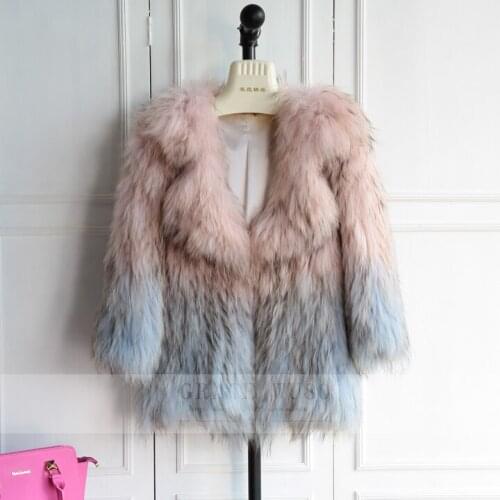 New braid fur woven female fur vest short female Slim thin fox fur fur vest