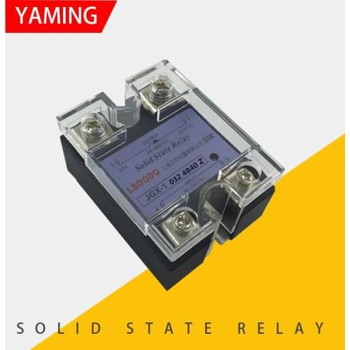 40A Single-phase SSR Solid State Relay With Protective Cover JGX-1 032 4840 Z 40A