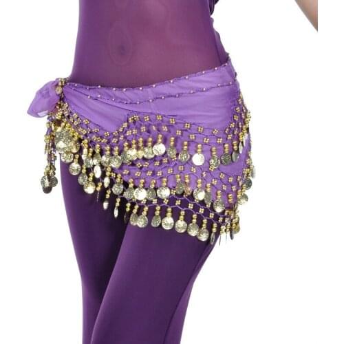 Hot 158 Coins Waist Chain Belly Dance Waist Chain Belly Dance Waist Accessory Belly Dance Belt Costumes Sequins Tassel Dropship