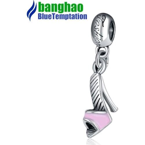 Plata de ley charms original bracelet jewelry valentines day mary poppins bijoux sieraden wicca Love Dangle DGB353