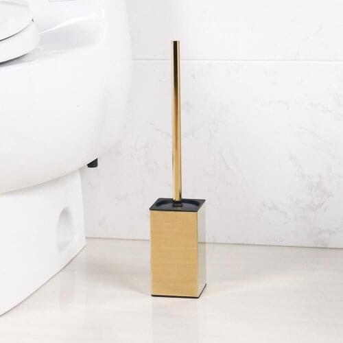 Vidric 304 Stainless Steel Toilet Brush black Bathroom Cleaning brush Holder With Toilet Brush wall mount
