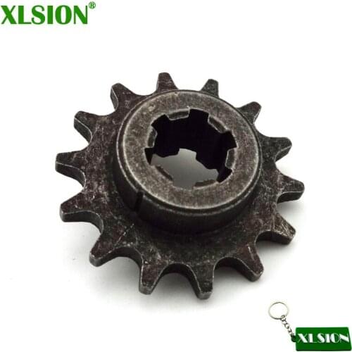 XLSION T8F 14 T Tooth Clutch Gear Box Front Pinion Sprocket For 47cc 49cc 2 Stroke ATV Quad Dirt Pocket Mini Motor Bike Crosser