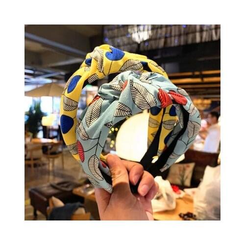 2021 NEW High Quality Big Bow Womens Simple Wide-brimmed Hairpin Satin Western Style Headband Headwear Wholesale/ Drop Shipping