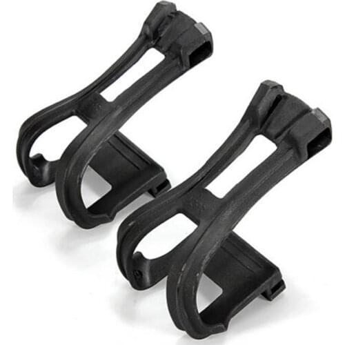 2 PCS Cycling Bicycle Strapless Bike Toe Clips Half Clips With Screws Delicate New Accessories