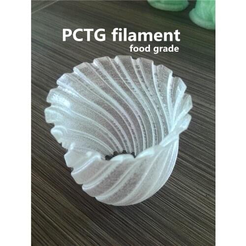 3D Printing Filament PCTG 1.75mm 1kg Food Grade HighTemperature Resistance High Hardness and UV Resistance Can Be Polished Best