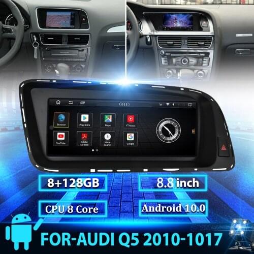 8.8 Inch Car DVD Multimedia Player For-AUDI Q5 2010-2017 Android Radio Player GPS Navigation