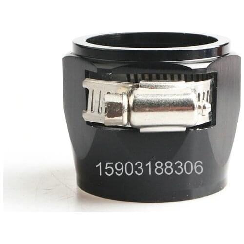 AN10 Fuel Hose Clamp Finisher HEX Finishers AN & NPT Adapter