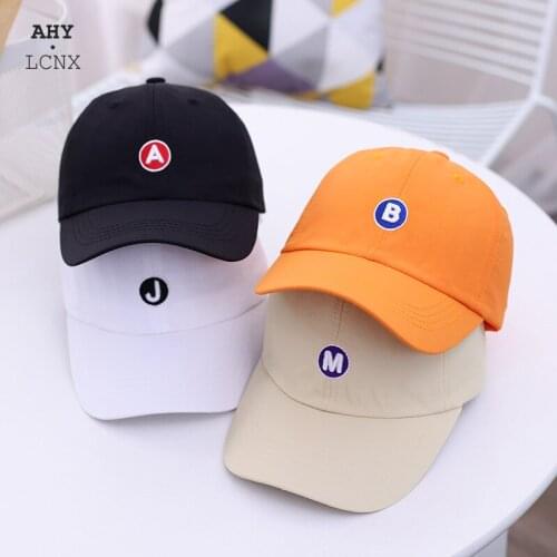 Baby Summer Adjustable Baseball Cap Boy Kid Cute Cotton Breathable Hip Hop Sun Letter Embroidery Girl Protection Outdoor Cap