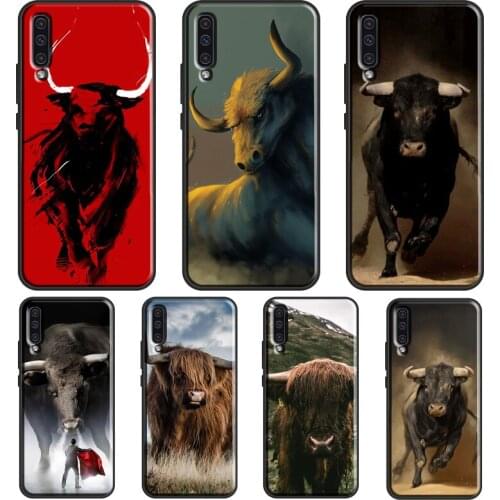 Bull Animal Case For Samsung A51 A71 A41 A31 A11 A21S A20e A40 A50 A70 A02S A12 A32 A42 A52 A72 Coque