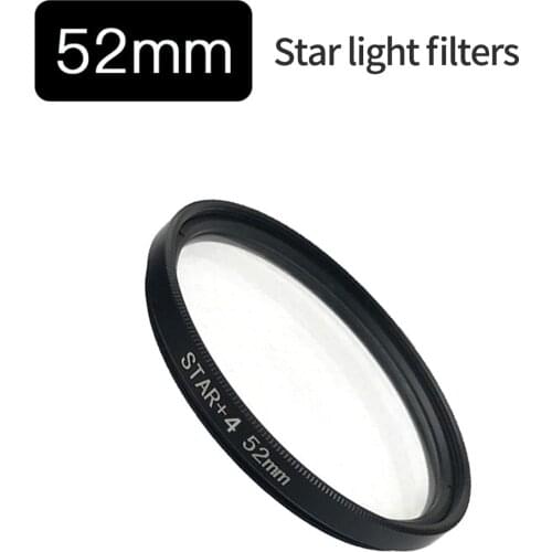 FEICHAO 4x 6x 8x UV Star Line 52MM 37MM Camera Lens Filter for Smartphone For DSLR Camera Photo Photography Accessories