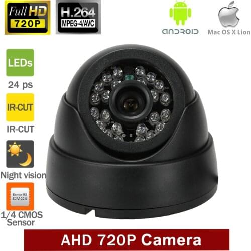 AHD Cctv Camera IR Led Light Day Night Vision Dome 1080 P 720P FULL HD 1920 * 1080.24 IR LED 3.6 MM Lens Indoor Dome CCTV Survei