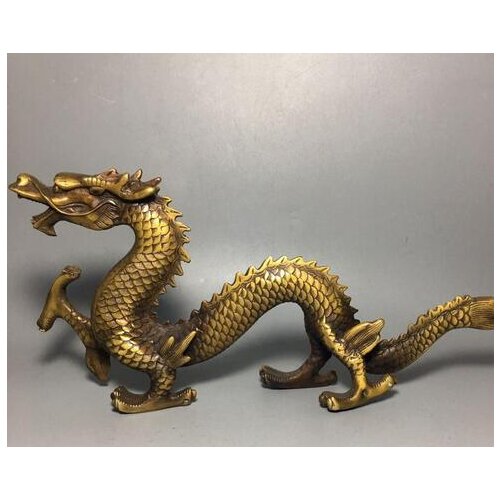 Collection vieux cuivre chinois Dragon | Pur cuivre pur