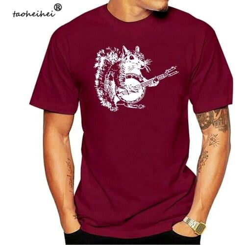 Squirrel Playing Banjo T-Shirt cool T-shirt