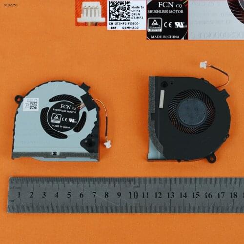 New Notebook Cooler Radiator Fan for DELL G3 G3-3579 G5-5587 0GWMFV DC28000KVF0 DFS551205ML0T Original Laptop CPU Cooling Fan
