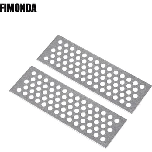 2pcs RC Car Metal Sand Ladder Recovery Board Decoration for 1/10 RC Crawler Traxxas TRX4 Axial SCX10 Tamiya CC01 D90 D110 TF2