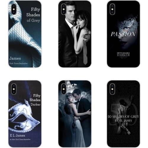 50 Fifty Shades Of Grey Sex TV Transparent Soft Cases Covers For Samsung Galaxy S2 S3 S4 S5 Mini S6 S7 Edge S8 S9 S10E Lite Plus