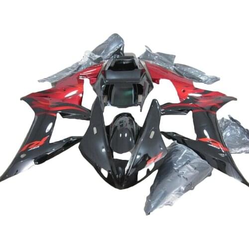 7 gifts red flames Injection molding fairing kit for YAMAHA R1 2002 2003 R1 fairing kit 02 03 fairingsKT65