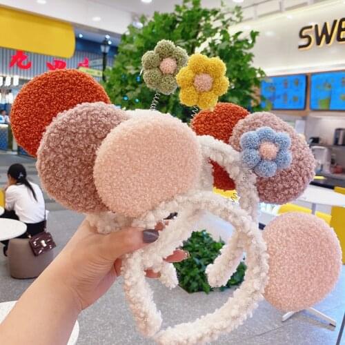 New Cute Bear Ears Headband Headwear Wash Makeup Funny Animal Ears Headband Birthday Party Hair Accessories New Arrival