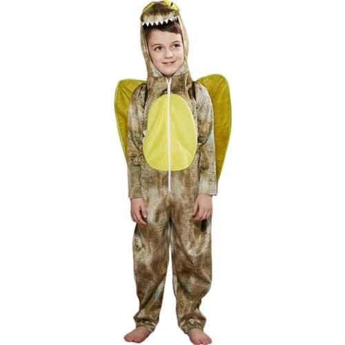 New Halloween Costume Kid Boy Girl Christmas Easter Caesar Cosplay Costume Dinosaur with wing Stage costume