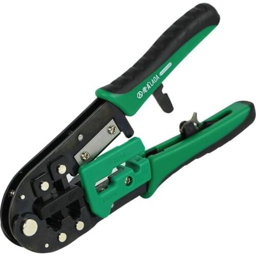 LAOA 6P/8P Ratchet Network Pliers Wire Cutter Crimping Tools Wire Cable Press Pliers Multools