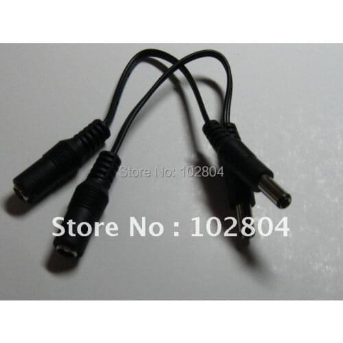 DC Power Jack 5.5x2.1mm Female to 5.5x2.5mm Male Plug Cable 18cm 0.18m 4 Pcs Per Lot hot sale