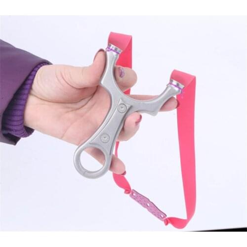 Slingshot Catapult Hunting with Rubber Band Powerful Stainless steel Outdoor Pocket Handhold Shooting Game