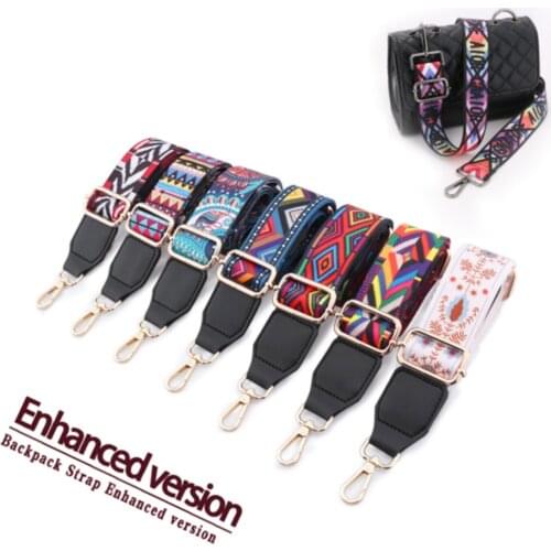 Bag with Versatile Woven Bandwidth Bag Adjustable Shoulder Strap Strap Bag Bandwidth Accessories Female Bag Replacement Belt