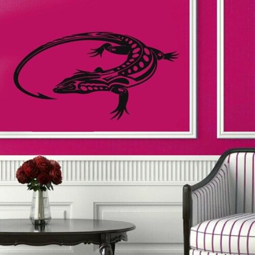 ZOOYOO Reptile Animals Lizard Wall Decals Kids Children Bedroom Wall Decor Stickers Removable Home Decoration Vinyl Art