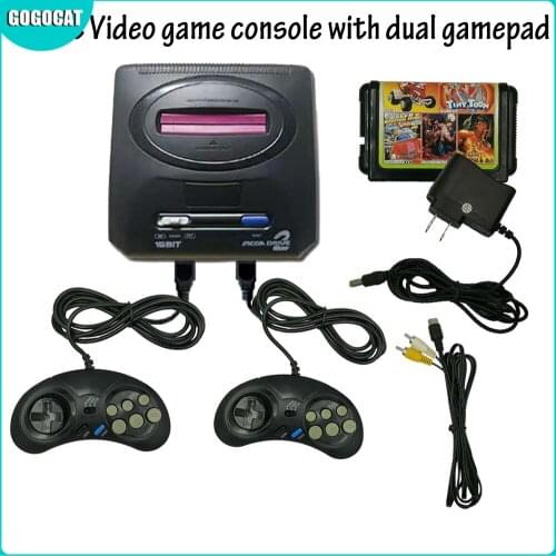 2019 New Retro Mini TV Video Game Console For Sega MegaDrive 16 Bit 600 Different Built-in Classic Games Two Gamepads AV-out