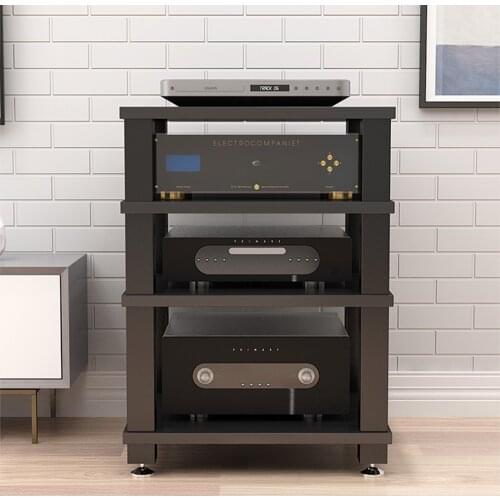 4layer HIFI Amplifier cabinet amplifier rack amplifier cabinet audio rack 234 layer audio equipment rack solid wood KTV