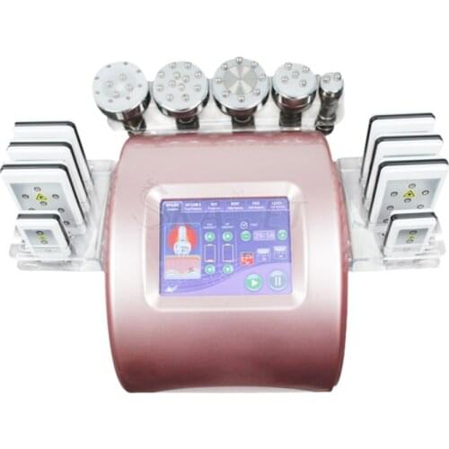 40Khz Cavitation Beauty Machine for Slimming Body Sculpting Vacuum Multipolar RF Laser Weight Loss Wrinkle Removal Machine