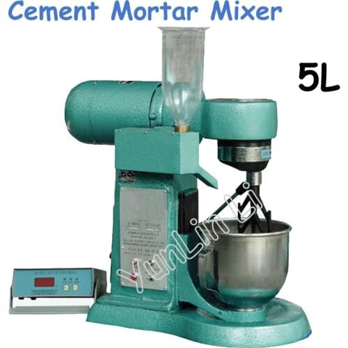 5L Electric Cement Mortar Mixer 220V/380V Automatic Cement Mixing Machine Plastic Sand Machine