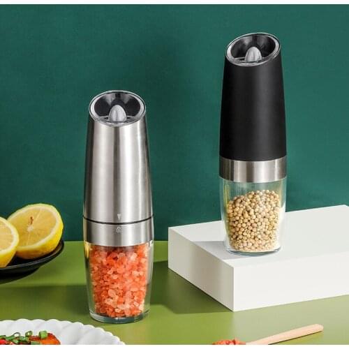 Electric automatic grinder salt grinder pepper spice grains grinder porcelain powder core grinder kitchen tools