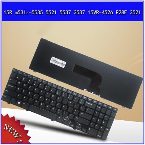 Laptop Keyboard For DELL 15R m531r-5535 5521 5537 3537 15VR-4526 P28F 3521 Notebook Replace US Keyboard