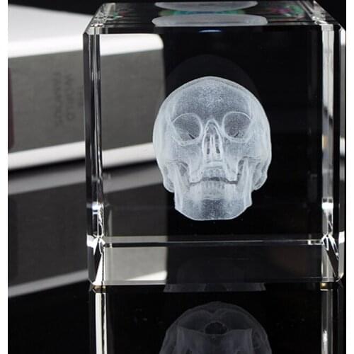 Crystal 3D Stereoscopic Laser Engraving Human Organ Anatomy Model Statue Medical Teaching Supplies Souvenir Graduation Gifts