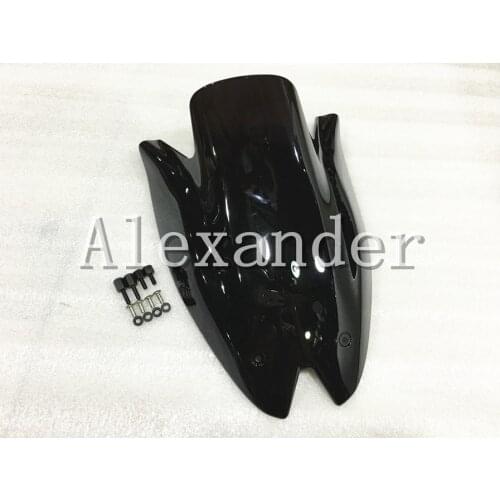 HotSale For Kawasaki Z1000 2010 2011 2012 2013 black Windshield WindScreen Double Bubble Z 1000 10 11 12 13