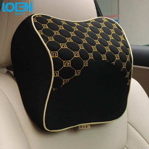 LOEN Seat Pillow 1PC Universal Memory Foam Chair Car Pillow Neck Support Rest Headrest For Toyota Hyundai Chevrolet 0