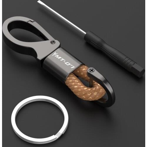 For Yamaha MT-07 FZ07 2018-2020 Accessoriesr Motorcycle Key Chain Keychain Metal Multifunction Keyring