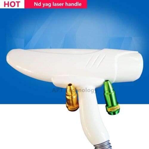 Nd Yag Laser handle / Handpiece for Tattoo removal and Skin Rejuvenation device
