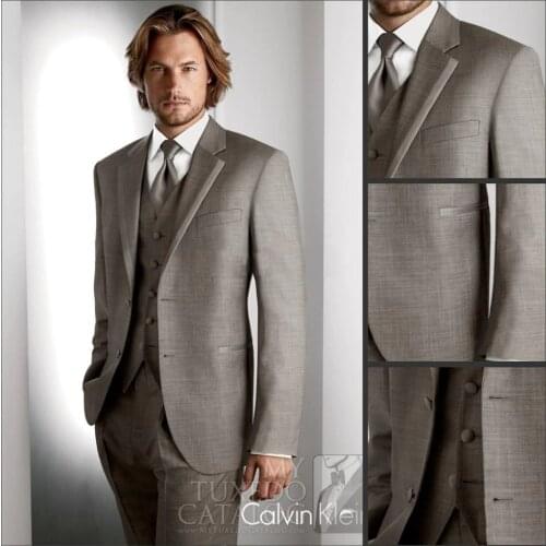 New Style 4 Pics 2015 Fashion Men Business Suits Mens Wedding Suits Groom Dress Mens Tuxedos Men Suits Free Shipping