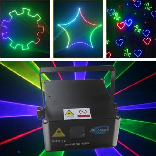 NewFeel Wireless Bluetooth APP Remote Control Mini Animation Stage Show Club Dj Disco KTV Party RGB Laser Light