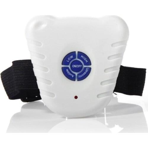 Dog Stop Bark Collar Ultrasonic Barking Repeller Control Trainer Training Device Pet Puppy Anti Barking Dog Training Collars