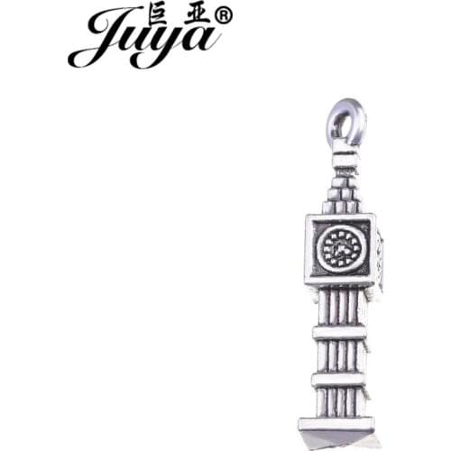 JUYA 10pcs/lot 27x6mm Alloy Charms Ancient Whip Shape Pendant Necklace for Jewelry Making Supplies DIY Accessories AO0641