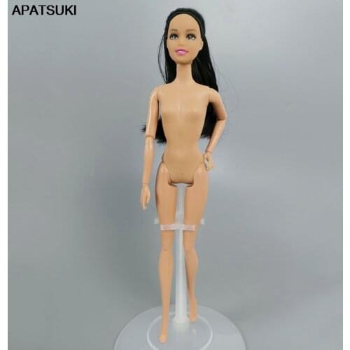 Movable 11 Jointed Doll Nude Naked Female Body for 1/6 BJD Dolls Doll Head & Body for 11.5" Doll DIY Toy Dollhouse Accessories
