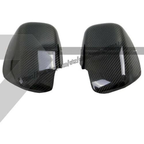 Fit For Mitsubishi EVO 7 8 9 Real carbon fiber Look Side Door Mirror Cover 2pcs