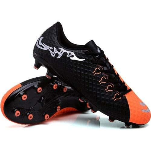 Professional Soccer Shoes 2018 Teenagers Sports Football Boots TF Turf Soles Sneakers Chuteira Futebol Soccer Cleats