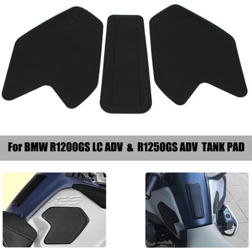 For BMW R1200GS ADV LC 2014-2018 For R1250GS ADV 2019 Motorcycle Traction Gas Tank Oil Protector Pad Sticker Anti Slip Knee Grip